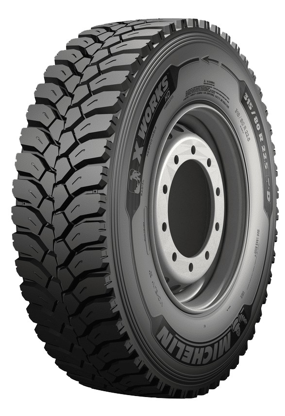 13R22.5 Michelin X WORKS HD D 156/151K M+S 3PMSF Drive MIXED USE DBB74