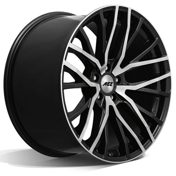 AEZ Panama dark Gunmetal/polished 9x20 5x112 ET44 CB66.6 R14 1026 kg APA0M8FP44ME