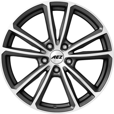 AEZ Tioga Graphite matt/polished 7x17 5x112 ET45 CB57,1 R13 740 kg ATOY8GP45E