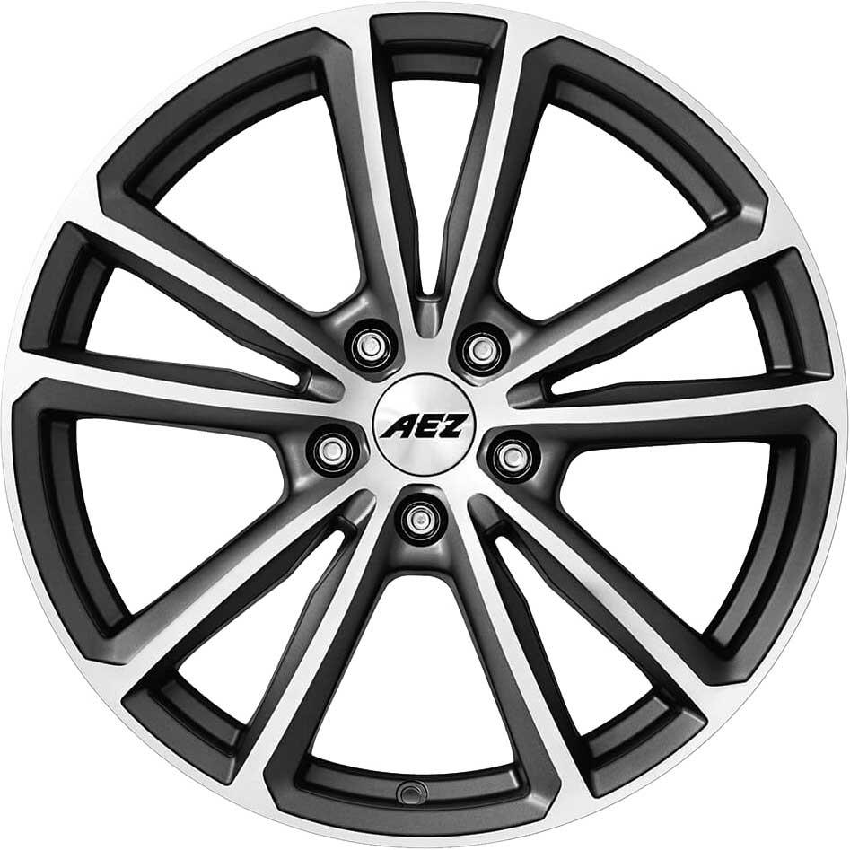 AEZ Tioga Graphite matt/polished 7x17 5x112 ET49 CB57,1 R13 740 kg ATOY8GP49E