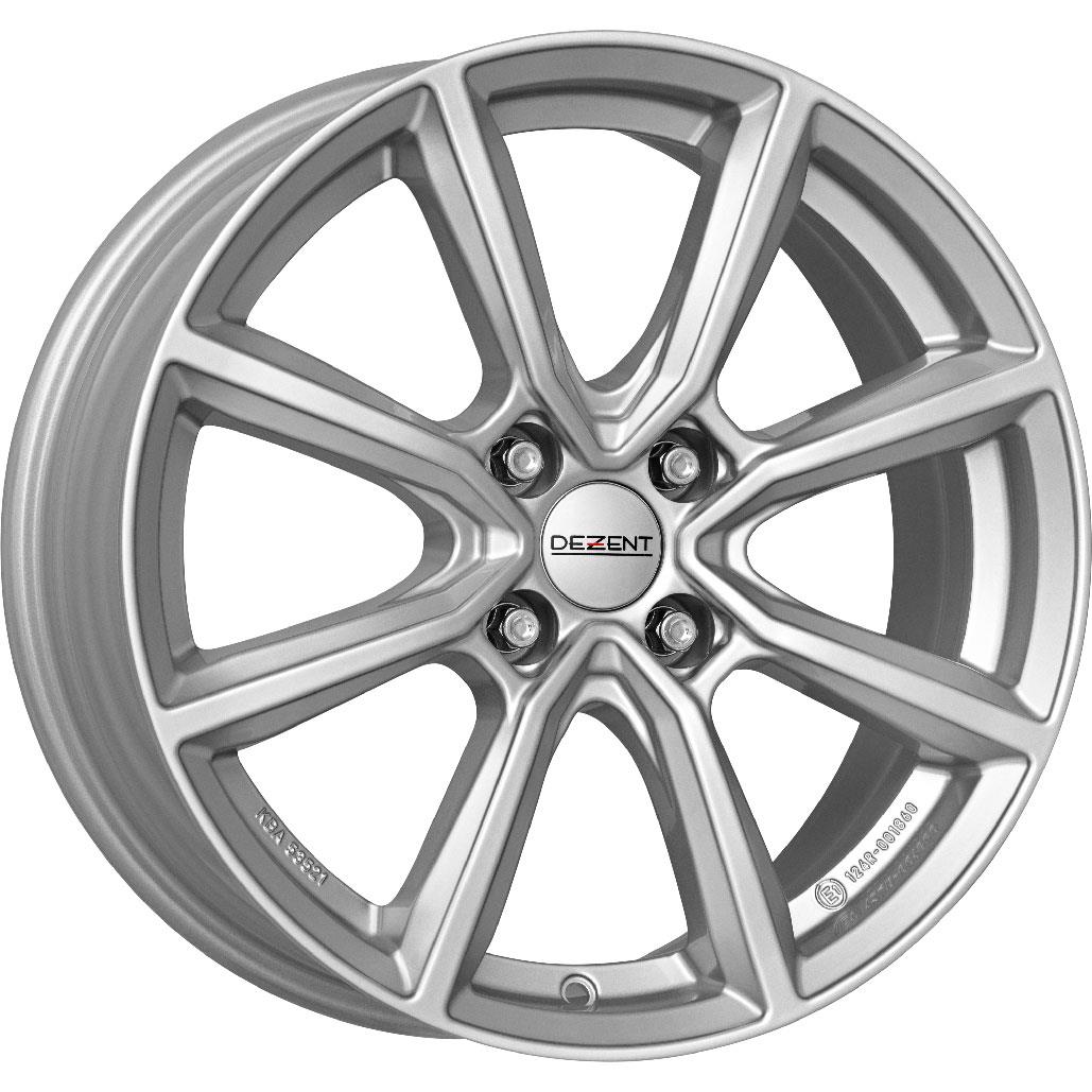 Dezent TN Silver 6,5x16 4x100 ET37 CB60,1 60° 630 kg TTNZ2SA37E
