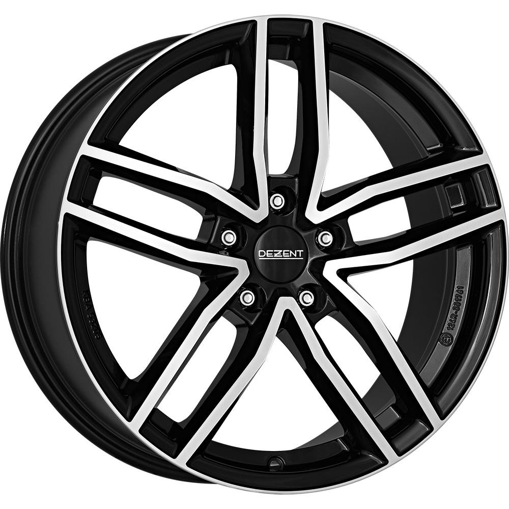 Dezent TR dark Black/polished 7,5x18 5x112 ET51 CB66,6 60° 740 kg TTRF8BP51E