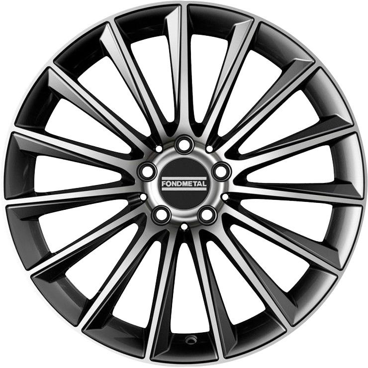 Fondmetal Aidon Glossy Titanium Machined 8x18 5x112 ET38 CB66,6 (Long Bolt) R14 860 kg RF08955