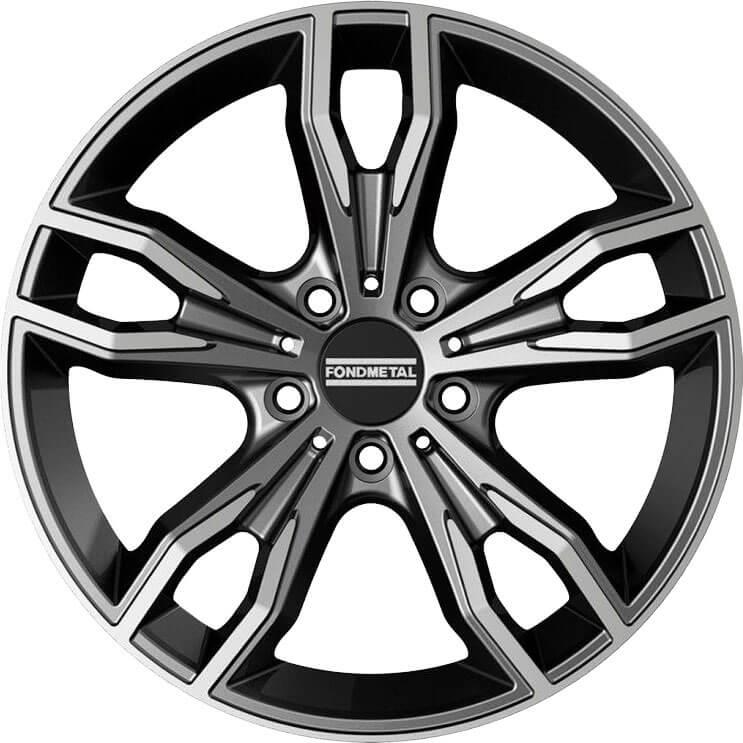 Fondmetal Alke Matt Titanium Machined 8x18 5x120 ET34 CB72,6 60° 720 kg RF08847