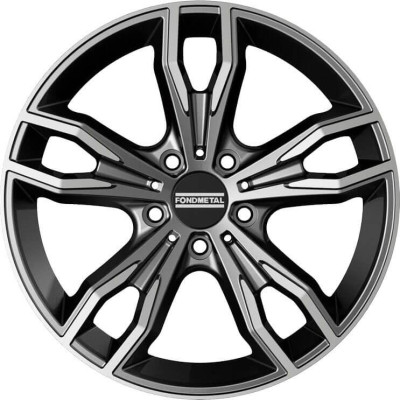 Fondmetal Alke Matt Titanium Machined 8x18 5x120 ET34 CB72,6 60° 720 kg RF08847