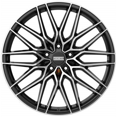 Fondmetal Cratos Glossy Black Machined 11,5x22 5x130 ET60 CB71,6 R14 950 kg RF18356