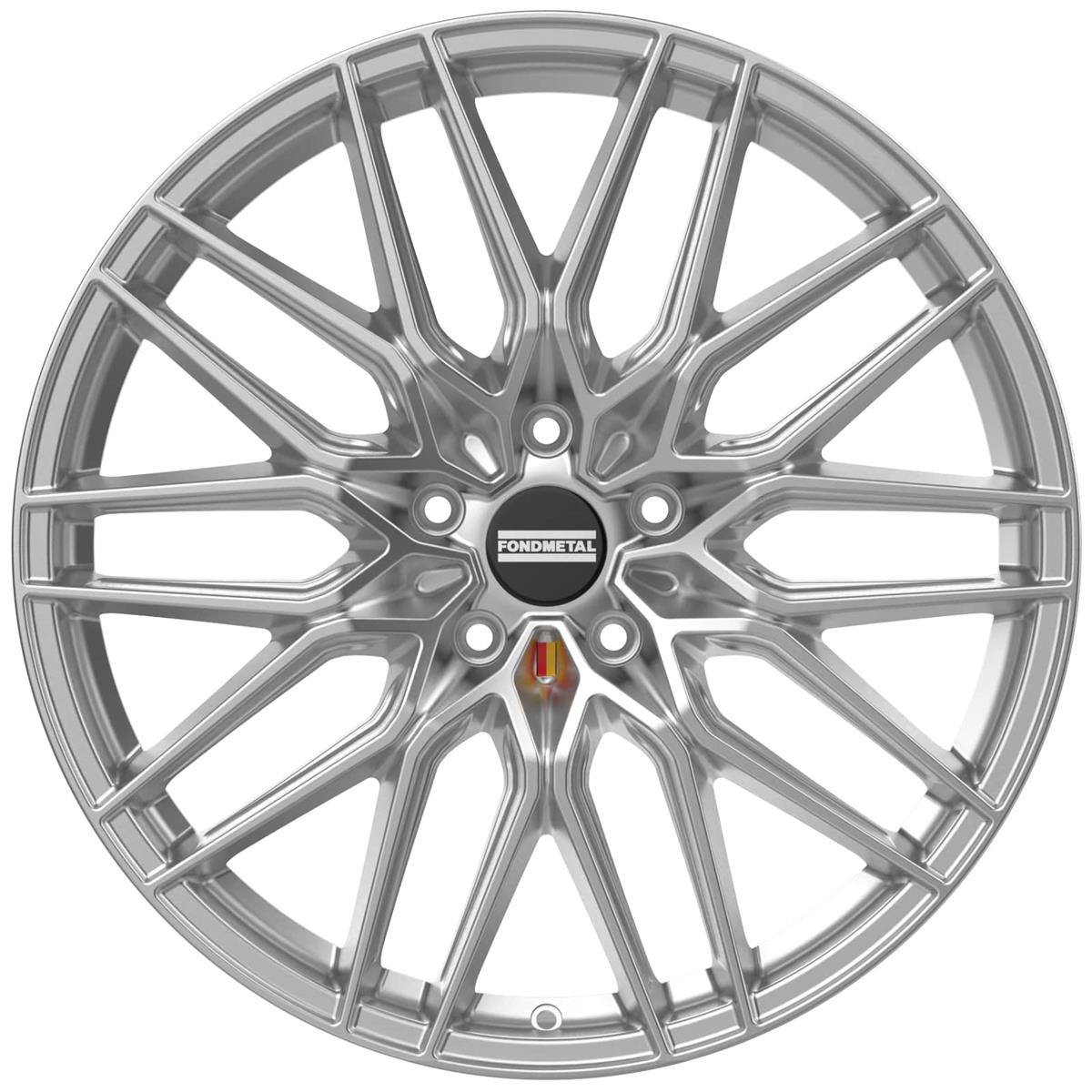 Fondmetal Cratos Glossy Silver 9,5x21 5x130 ET60 CB71,6 R14 950 kg RF18281