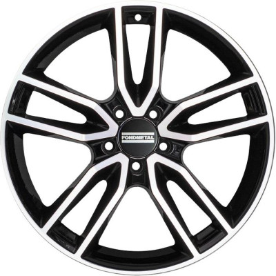 Fondmetal Koros Glossy Black Machined 8x19 5x114.3 ET35 CB75,0 60° 900 kg RF09293