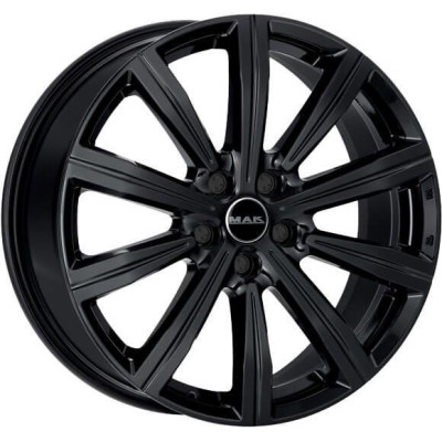 MAK Birmingham Gloss Black 9x22 5x112 ET48 CB66,6 (Long Bolt) R14 1000 kg F9022IRGB48WS4X
