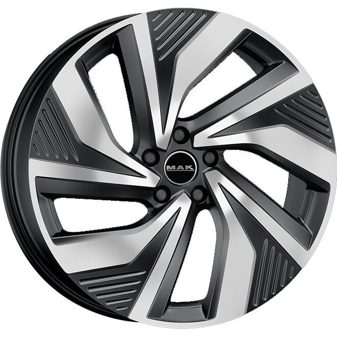 MAK Electra Black Mirror 9x21 5x112 ET42 CB57,1 R13 800 kg F9021EEBM42VW2X