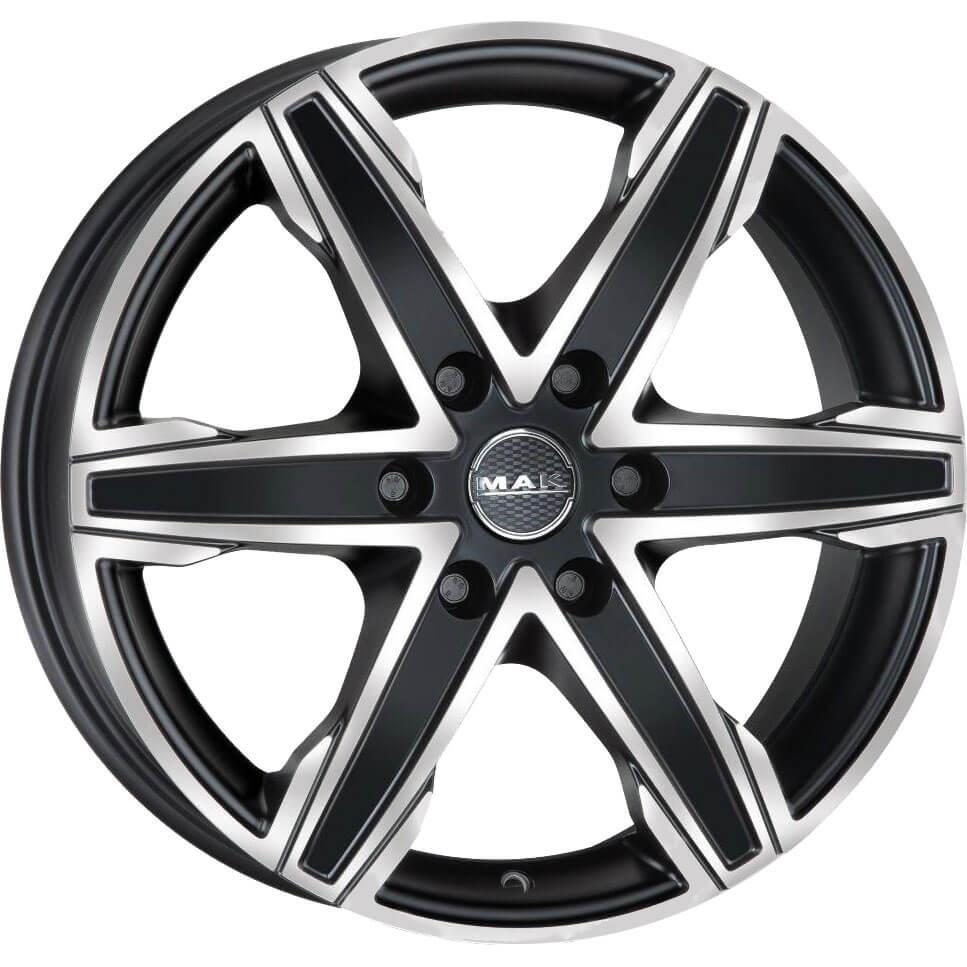 MAK King 6 Ice Black 8x18 6x114.3 ET45 CB66,1 60° 1215 kg F80806KIB45ZN4
