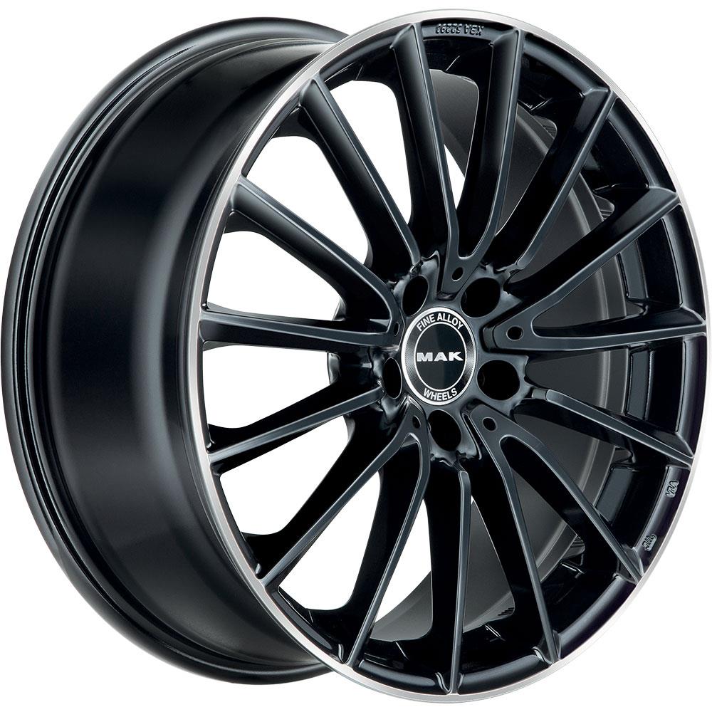 MAK Komet Gloss Black Mirror Ring 8x18 5x112 ET48 CB66,6 R14 800 kg F8080KMGL48WS4X