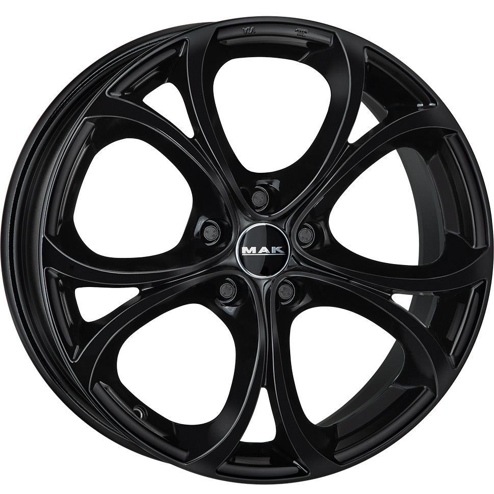 MAK Lario Gloss Black 8,5x19 5x110 ET30 CB65,1 60° 700 kg F8590LAGB30LG1X