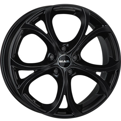 MAK Lario Gloss Black 8,5x19 5x110 ET30 CB65,1 60° 700 kg F8590LAGB30LG1X