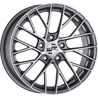 MAK Monaco-D Gun Met-Mirror Face 11x20 5x130 ET66 CB71,6 R14 650 kg F1120MZQM66KY6