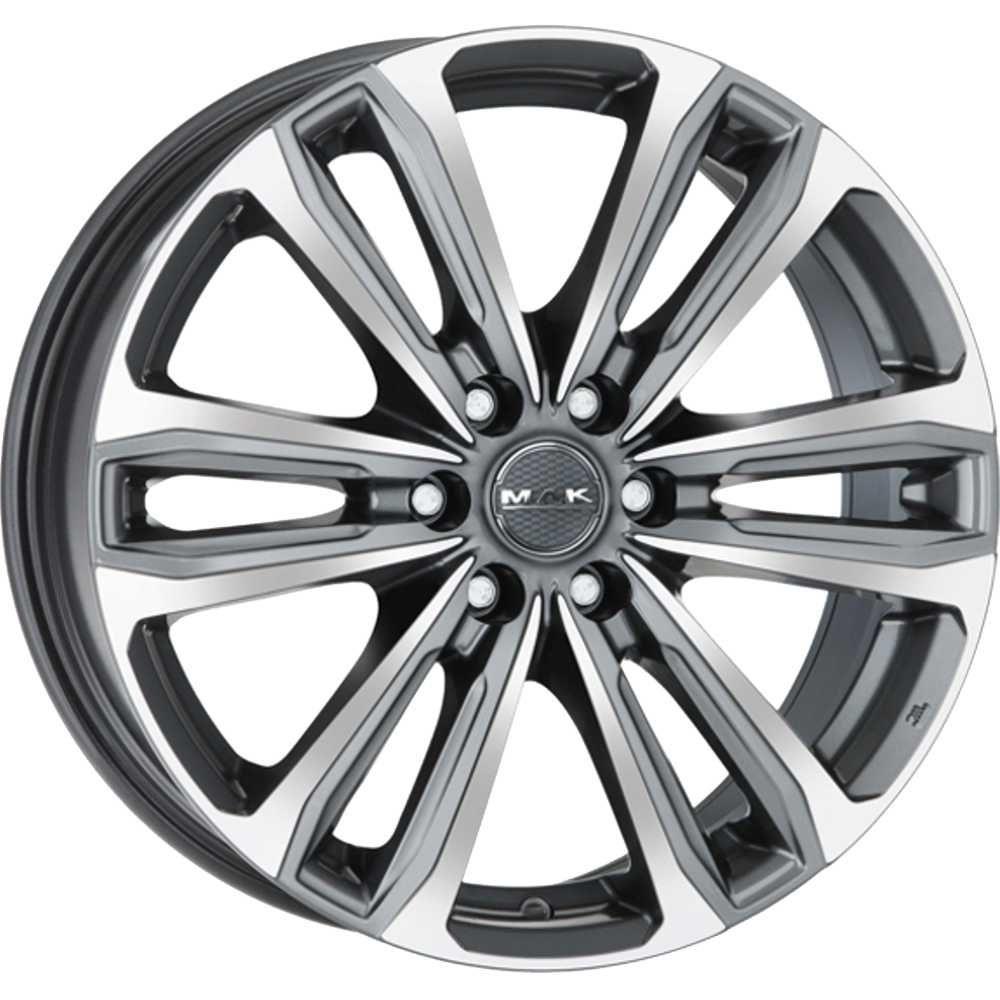MAK Safari 6 Gun Met-Mirror Face 8x18 6x114.3 ET45 CB66,1 60° 1215 kg F8080AF6QM45ZN4
