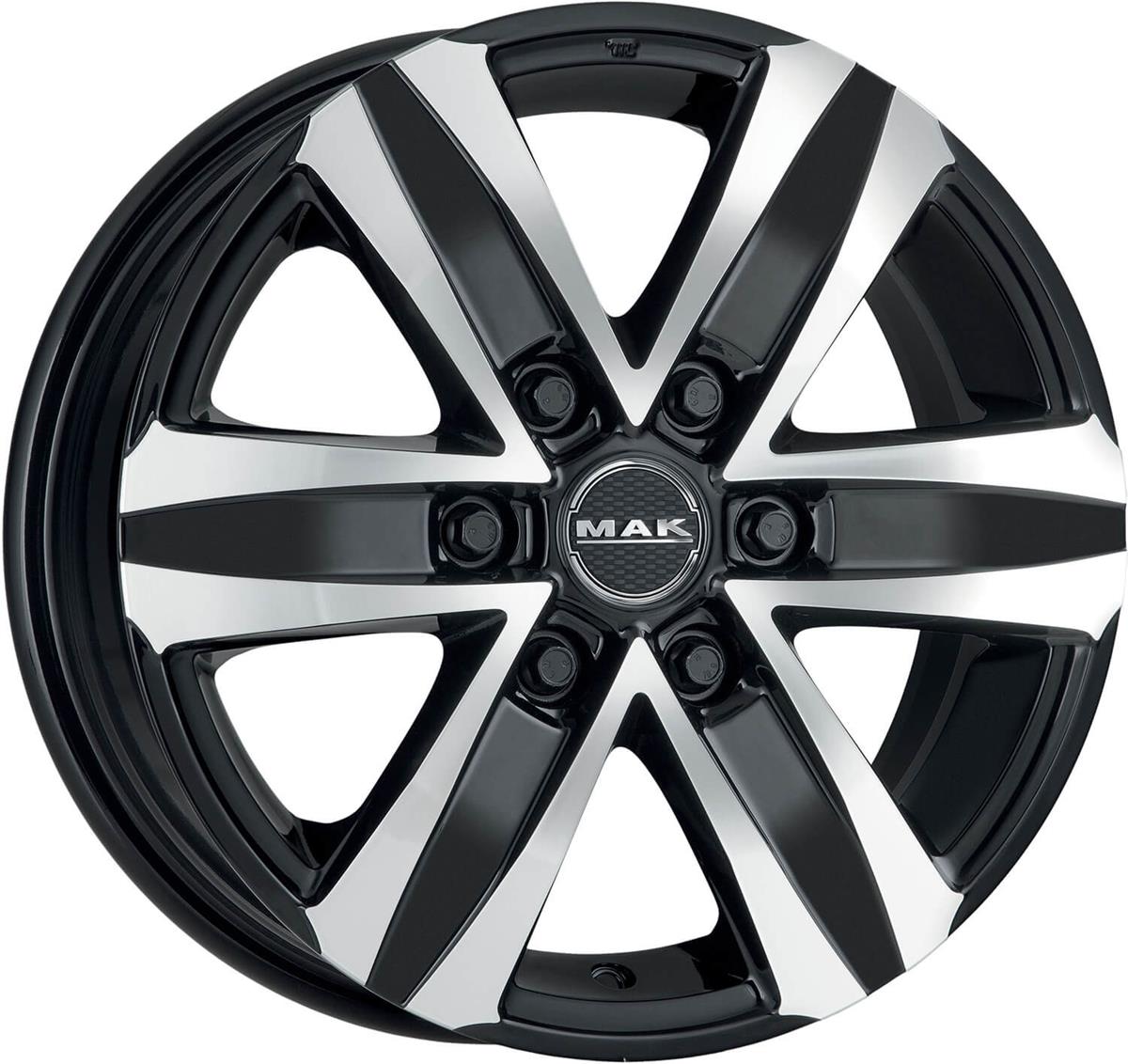 MAK Stone 6 Black Mirror 8x18 6x139.7 ET50 CB93,1 60° 1215 kg F80806TBM50VJ4