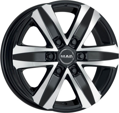 MAK Stone 6 Black Mirror 8,5x20 6x130 ET60 CB84,1 R14 1215 kg F85206TBM60M6