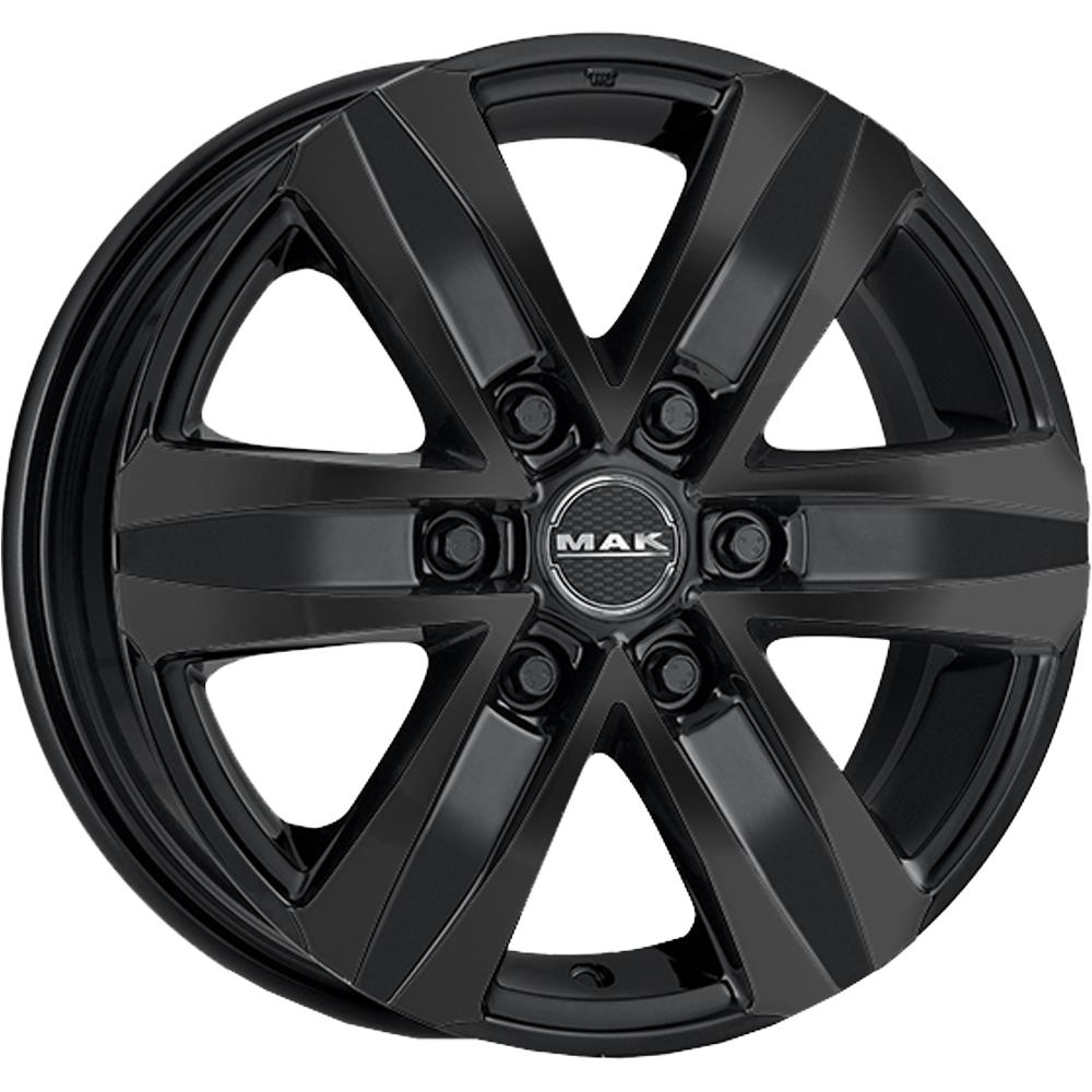 MAK Stone 6 Gloss Black 8,5x20 6x114.3 ET45 CB66,1 60° 1215 kg F85206TGB45ZN4