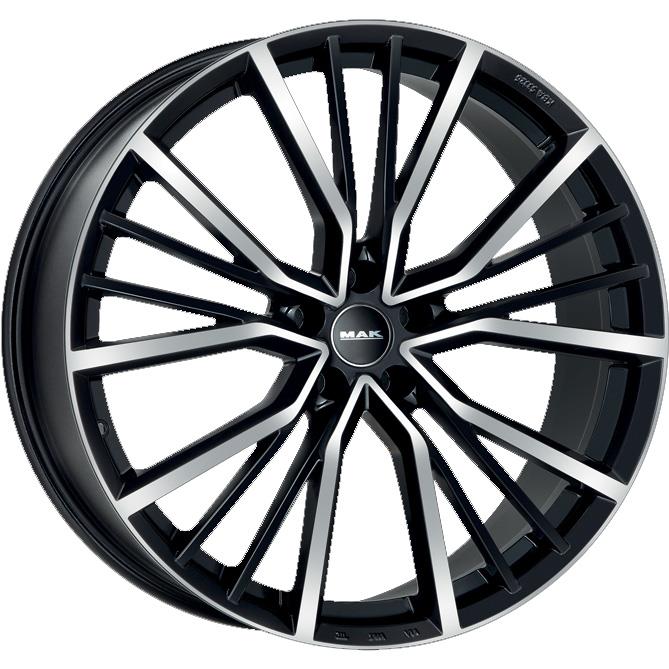 MAK Union Black Mirror 9x20 5x112 ET38 CB66,6 R14 950 kg F9020UNBM38WS2X