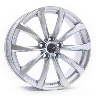 MAK Wolf Silver 7,5x17 5x112 ET52 CB66,6 60° 705 kg F7570WFSI52WS4X
