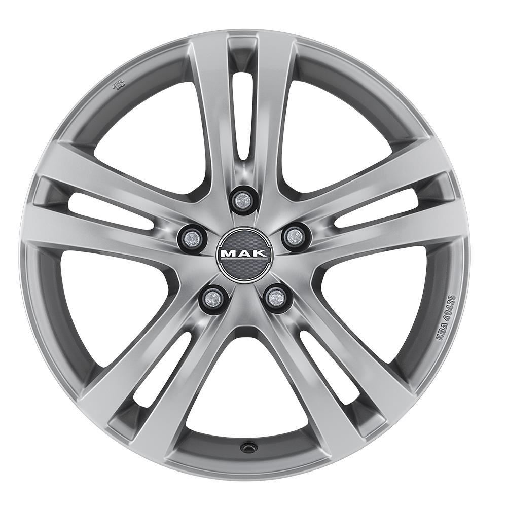MAK Zenith Hyper Silver 8x17 5x108 ET45 CB72.0 60° 705 kg F8070ZHHS45GG3