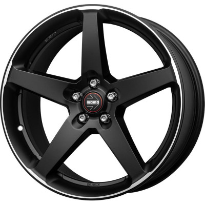 Momo Five Matt Black Polished 8x18 5x112 ET35 CB79,5 60° WFIE8083512S