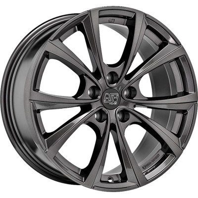 MSW 27T Gloss Dark Grey 9,5x19 5x114.3 ET45 CB64,1 60° 850 kg W19367001TRC