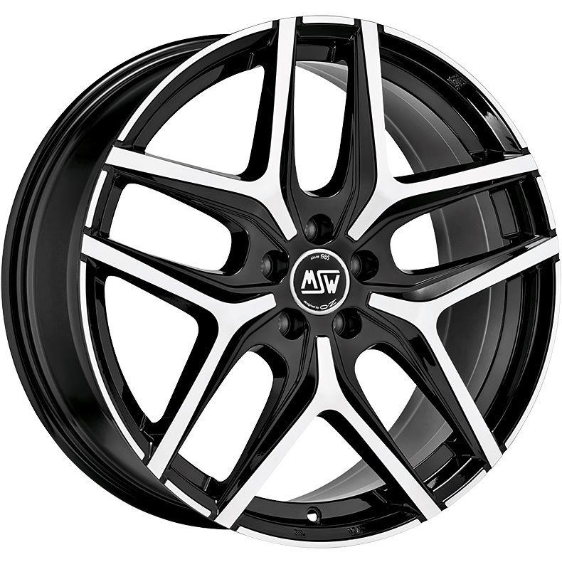 MSW 40 Gloss Black Full Polished 8,5x20 5x120 ET45 CB72,6 60° 950 kg W1930400456