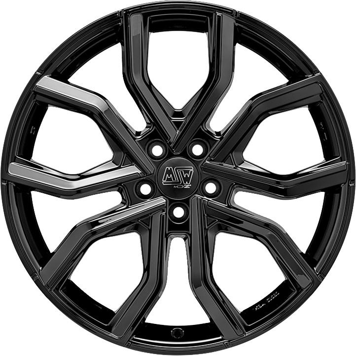 MSW 41 Gloss Black 10x20 5x112 ET19 CB73,1 60° 790 kg W19349500TC5