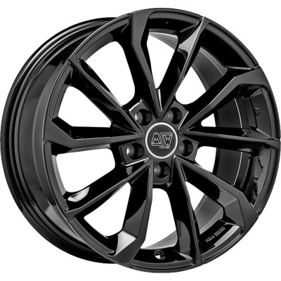 MSW 42 Gloss Black 8x19 5x112 ET27 CB73,1 60° 790 kg W19357502TC5