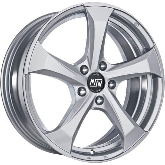 MSW 47 Full Silver 9x19 5x112 ET29 CB66,6 60° 950 kg W1925300109
