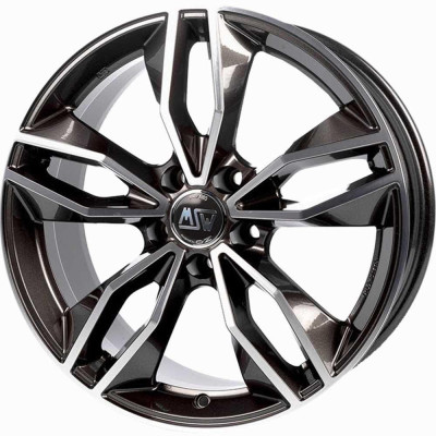 MSW 71 Gloss Dark Grey Full Polished 7,5x17 5x112 ET50 CB73,1 60° 690 kg W19282503TT8