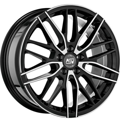 MSW 72 Gloss Black Full Polished 7x17 5x112 ET35 CB73,1 60° 690 kg W19283502T56
