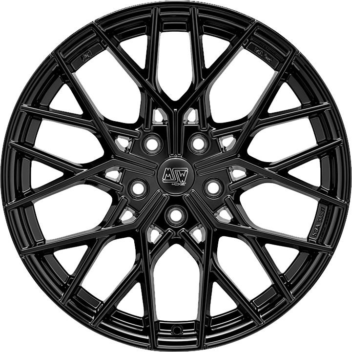 MSW 74 Gloss Black 8x18 5x120 ET45 CB72,6 60° 815 kg W19358002TC5