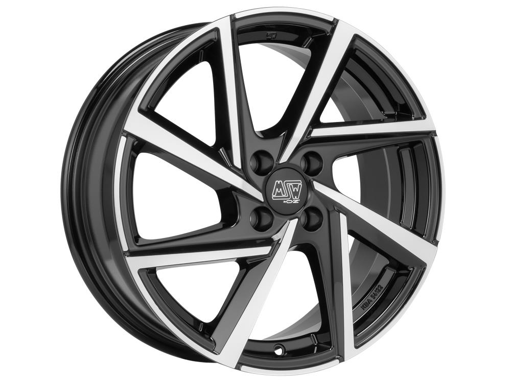 MSW 80-4 Gloss Black Full Polished 7x17 4x108 ET32 CB65,1 60° 600 kg W19382002T56