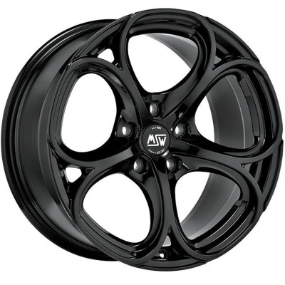 MSW 82 Gloss Black 8x18 5x100 ET40 CB63,3 60° 610 kg W19374500TC5