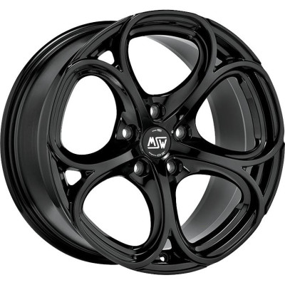 MSW 82 Gloss Black Full Polished 8x18 5x110 ET40 CB65,1 60° 575 kg W19374003T56