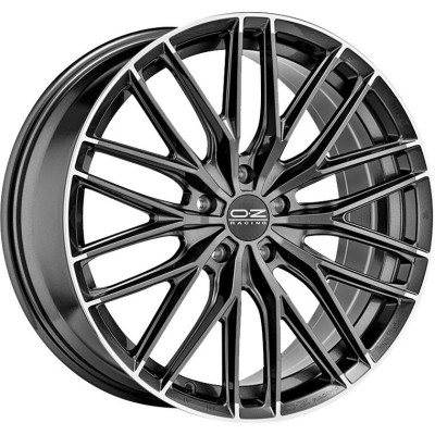 OZ Racing Gran Turismo HLT Star Graphite Diamond Lip 10x20 5x112 ET19 CB75,0 R12 800 kg W01C09200W4
