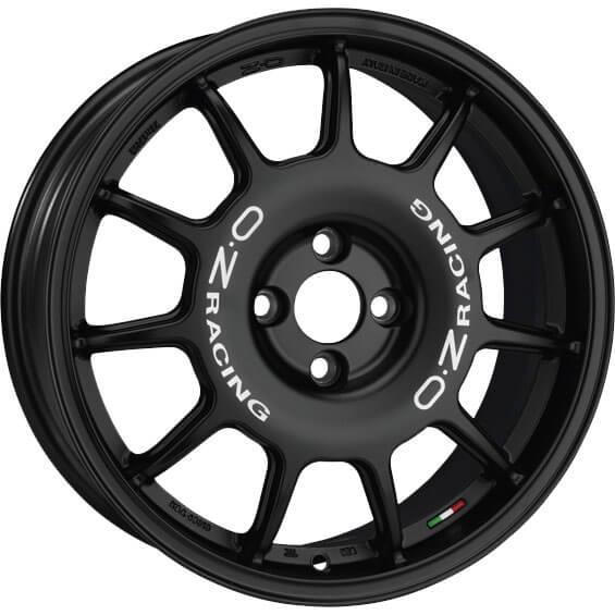 OZ Racing Leggenda Matt Black White Lettering 7x17 4x100 ET30 CB68,1 60° 530 kg W01872250N8