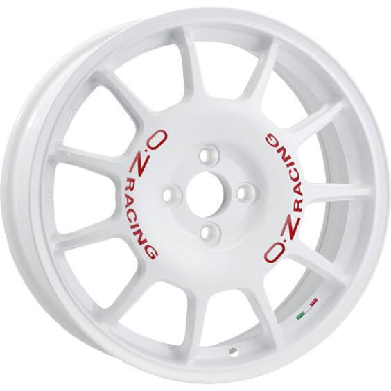 OZ Racing Leggenda Race White Red Lettering 7x17 4x100 ET37 CB68,1 60° 530 kg W01872200A33