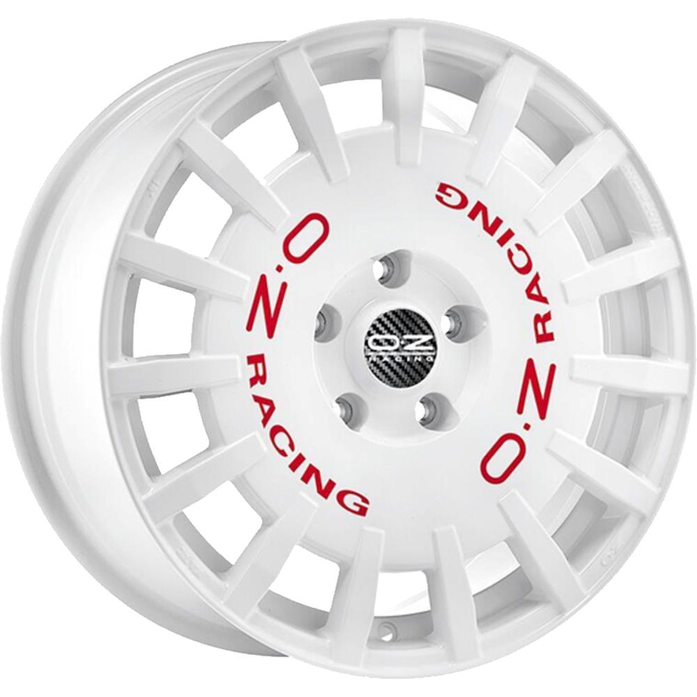 OZ Racing Rally Racing Race White Red Lettering 7,5x18 5x100 ET48 CB68,1 60° 650 kg W01A2520033