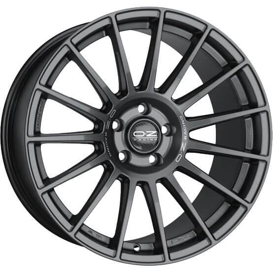 OZ Racing Superturismo Dakar Matt Graphite Silver Lettering 8,5x20 5x114.3 ET40 CB79,0 60° 815 kg W0187520246