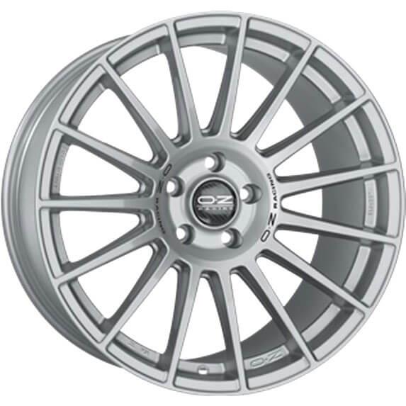 OZ Racing Superturismo Dakar Matt Race Silver Black Lettering 8,5x20 5x112 ET45 CB79,0 R12 815 kg W0187520119