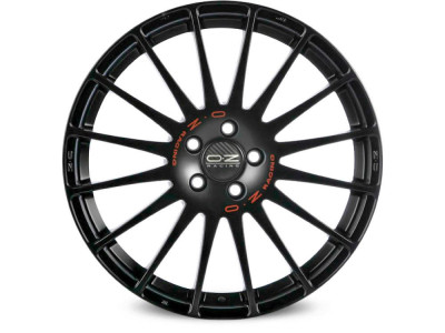 OZ Racing Superturismo GT Matt Black Red Lettering 8x18 5x112 ET50 CB75.0 R12 620 kg W0166920479