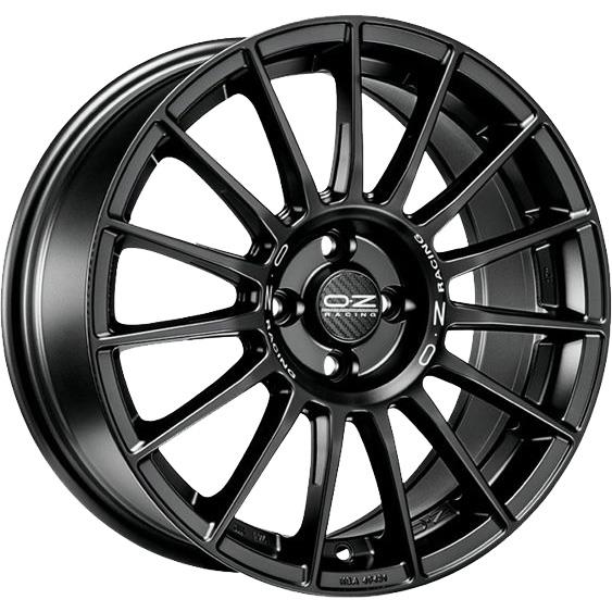 OZ Racing Superturismo LM Matt Black Silver Lettering 7,5x17 4x108 ET40 CB75,0 60° 570 kg W01939202R9