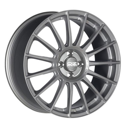 OZ Racing Superturismo LM Matt Race Silver Black Lettering 7,5x17 5x112 ET50 CB75,0 R12 650 kg W0188120319