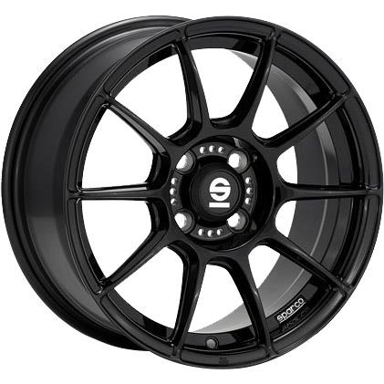 Sparco FF1 Gloss Black 7x17 4x100 ET40 CB63,3 60° 570 kg W29081502C5