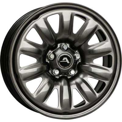 Alcar HybridRad 130402A Anthracite 6,5x16 5x114.3 ET50 CB66,1 With Cap 60° 130402A