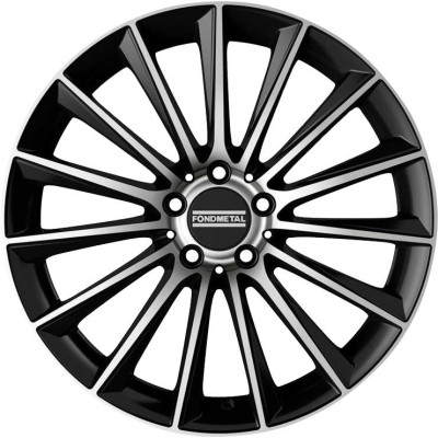 Fondmetal Aidon Glossy Black Machined 8x19 5x112 ET48 CB66,6 (Long Bolt) R14 875 kg RF18308